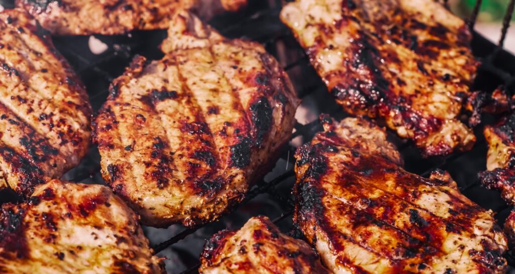 juicy grilled chicken thighs