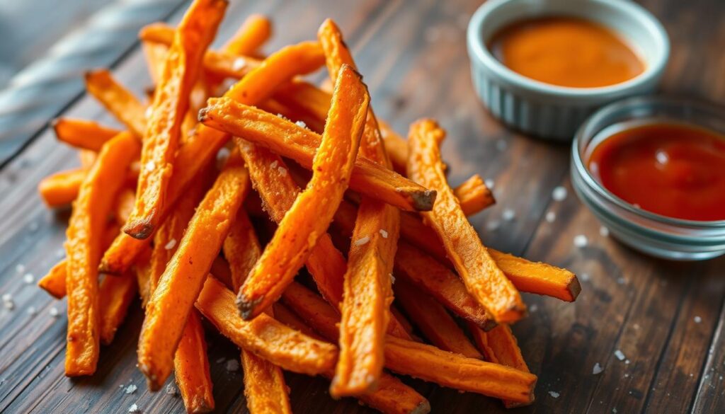 air fry frozen sweet potato fries