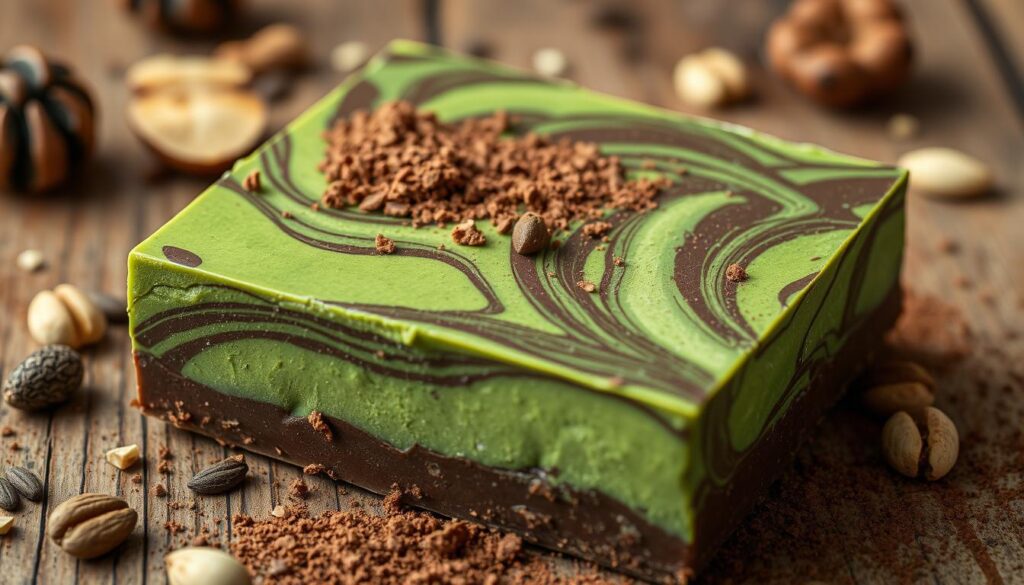 vegan chocolate matcha energy bars recipe