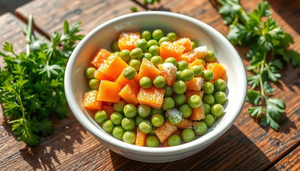 frozen peas and carrots