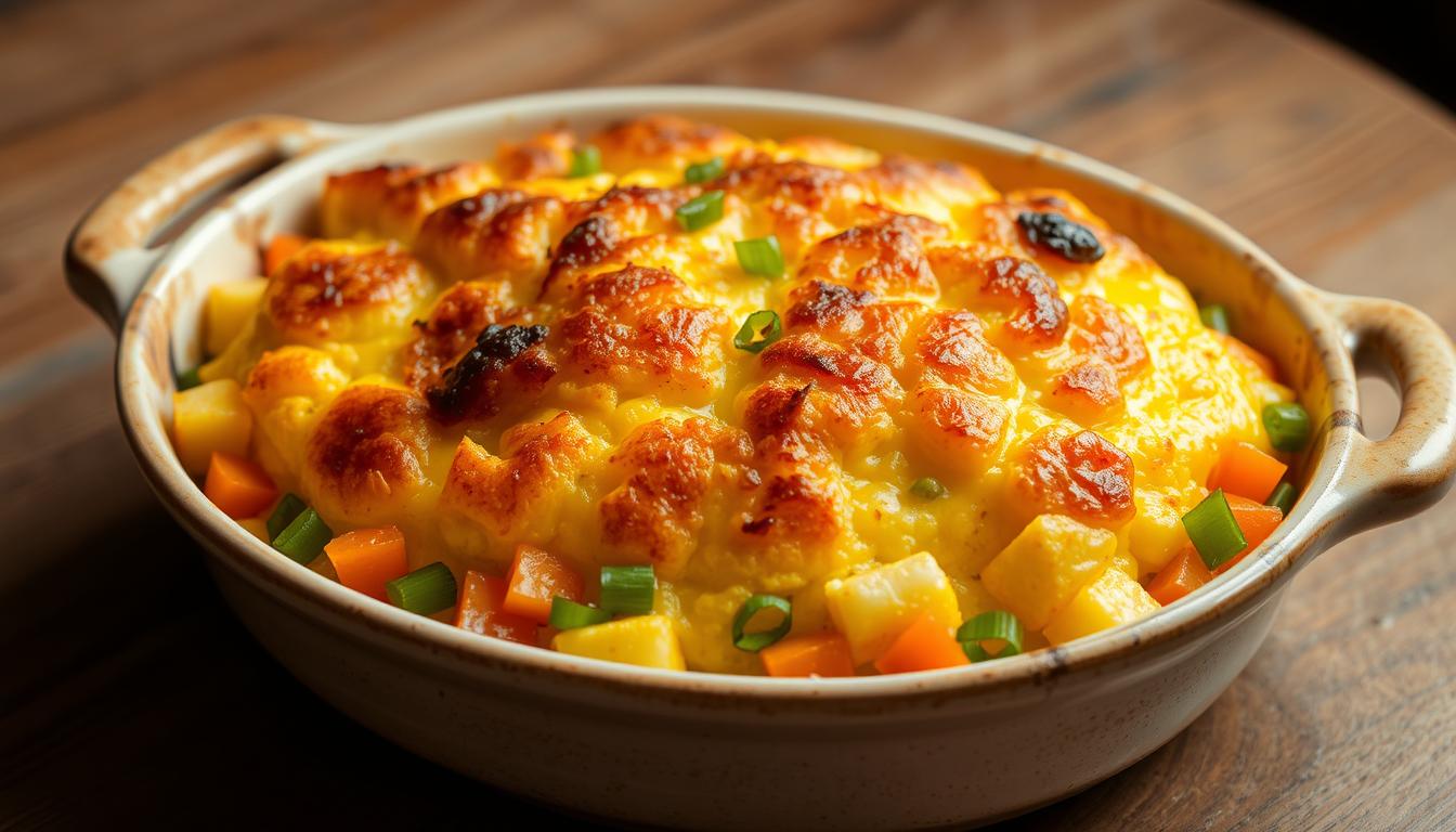 recipe baked egg casserole made with crackers