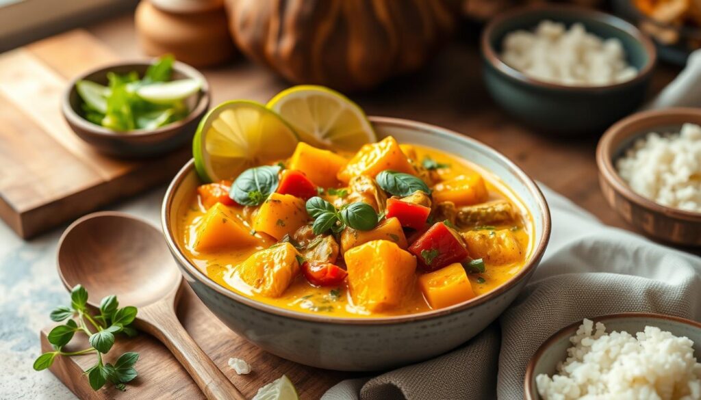 vegan kabocha curry