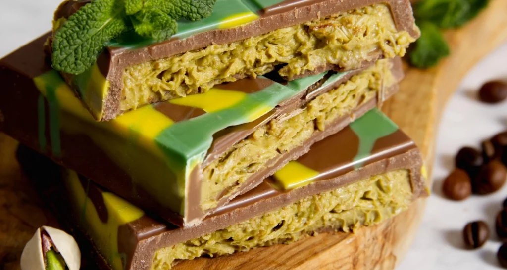 vegan chocolate matcha energy bars recipe